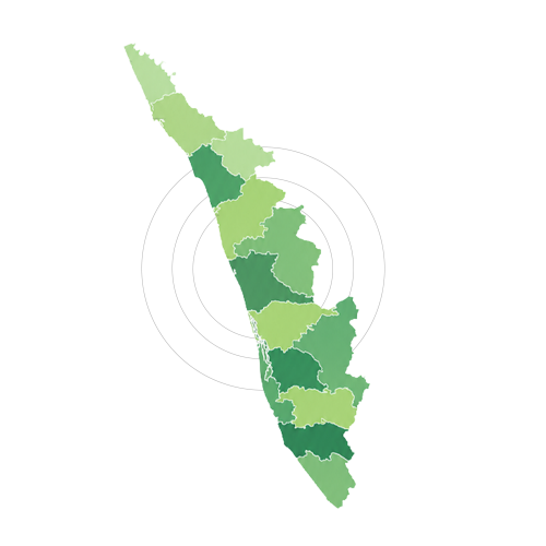 Acush Kerala Map